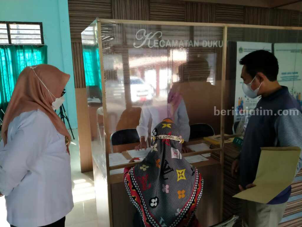 Salah satu puskesmas disidak oleh Wabup Gresik Aminatun Habibah