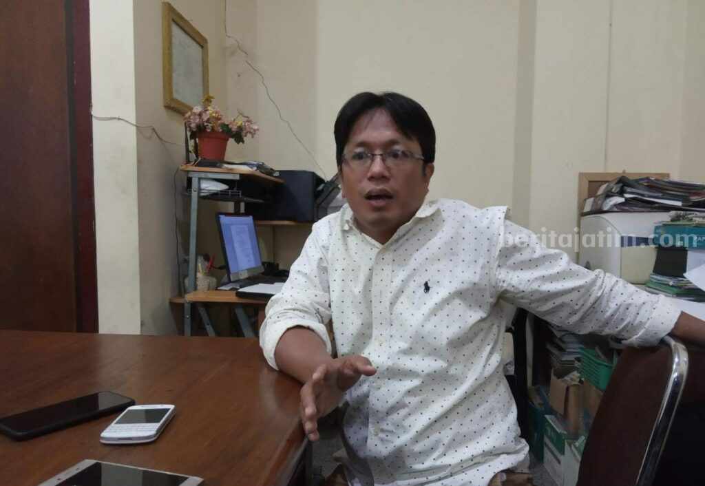 Raperda Dana Abadi Pesantren di Bangkalan Tunggu Evaluasi Gubernur Ketua Komisi D DPRD Bangkalan, Nurhasan (Foto: Zamachsari/beritajatim.com)