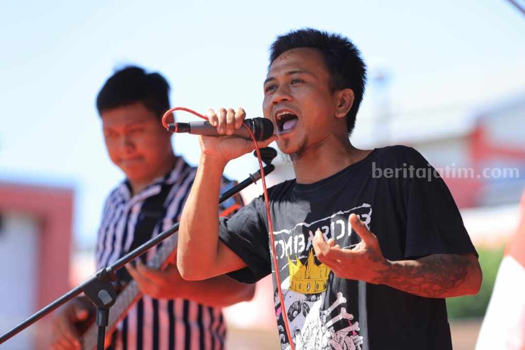 Kanwil Kemenkumham Jatim menggelar Festival Band yang pesertanya merupakan warga binaan pemasyarakatan,