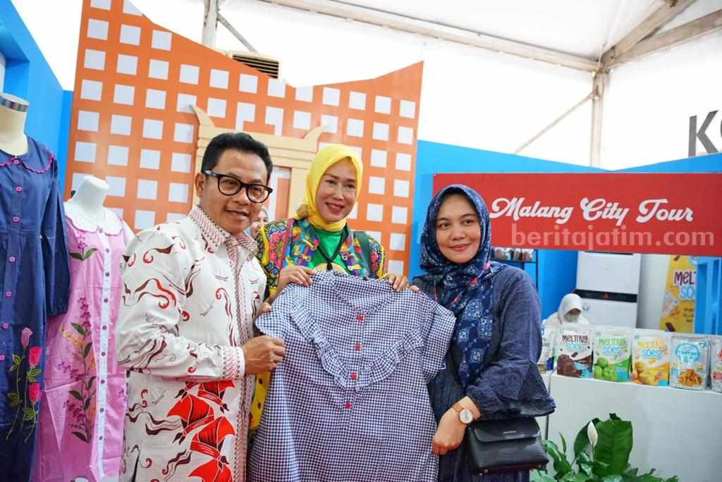 Produk UMKM Kota Malang Laris Manis di ICE Makassar 2023