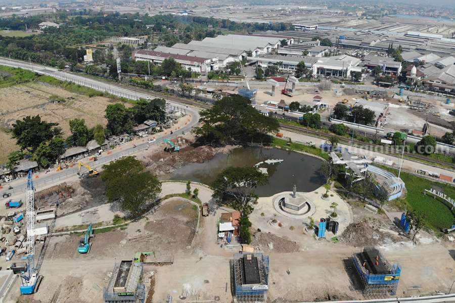 Proyek Flyover Aloha Sidoarjo Capai 56 Persen