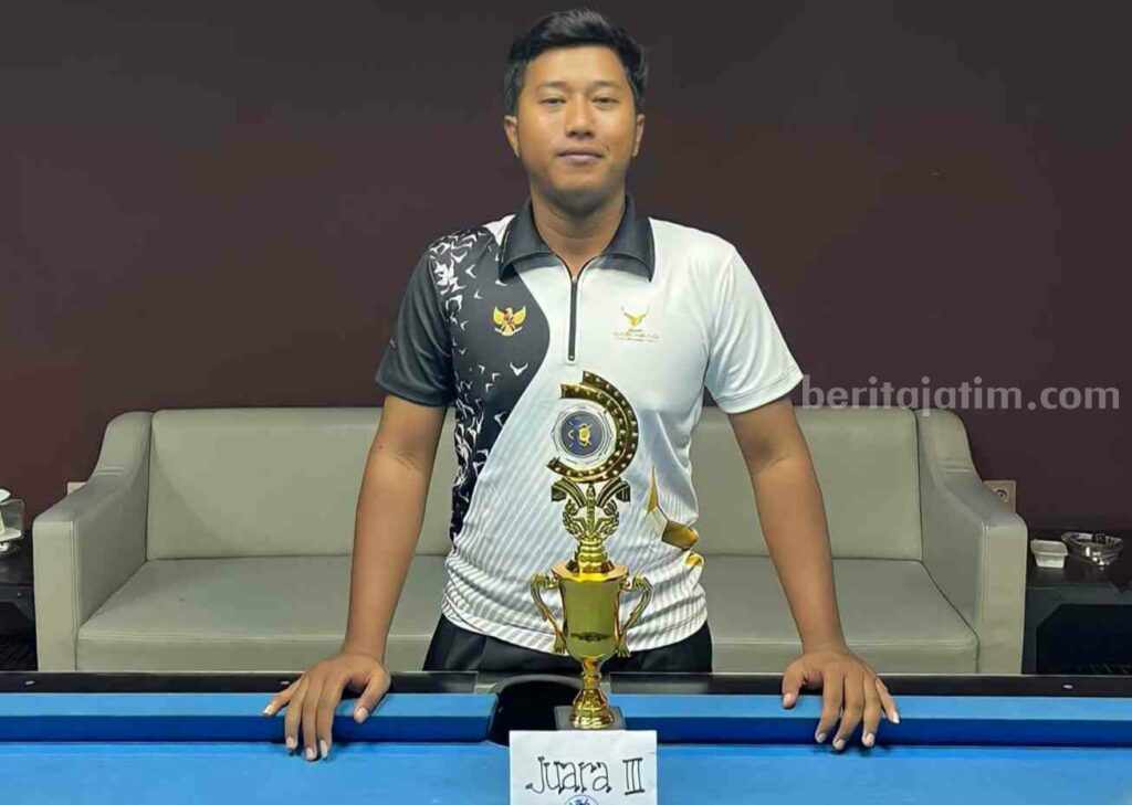 Hobi Biliar Sejak SMP, Mahasiswa ITN Malang Juara 3 Turnamen 9 Ball 2023 Wahyu Putra Sanjaya, mahasiswa Teknik Sipil S-1, Juara 3 Tournament 9 Ball Pelajar & Mahasiswa 2023 (Foto: Istimewa)