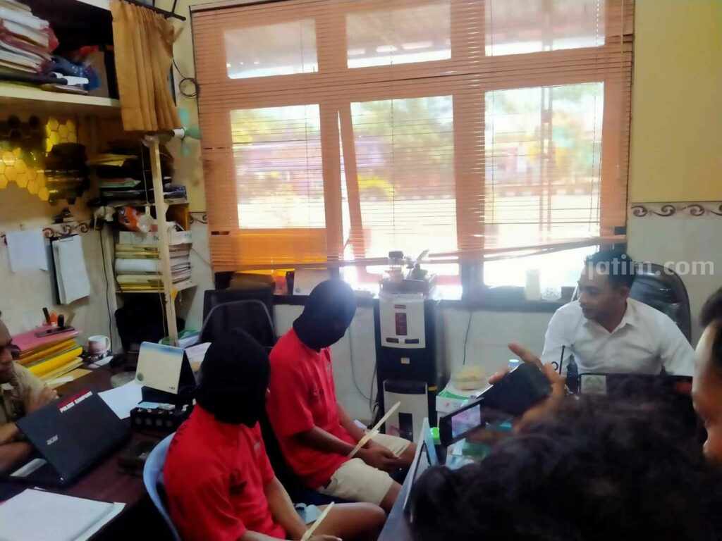 Pelaku curanmor di wilayah hukum Kabupaten Sampang (Foto: Zamachsari/beritajatim.com)
