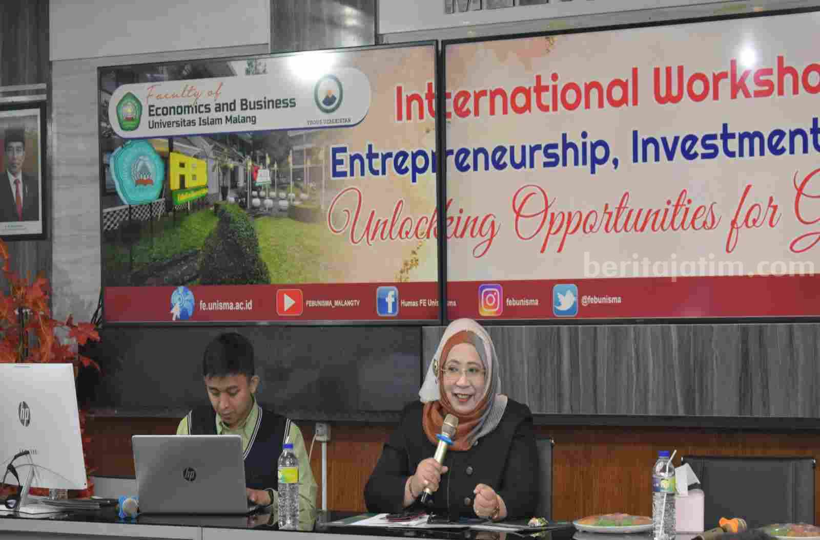 Sambutan dekan FEB Unisma (Foto: Istimewa)