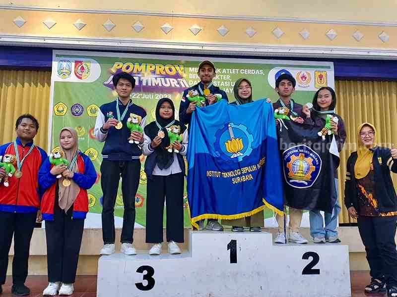 Tim ITS Surabaya di ajang Pomprov Jatim II Tahun 2023
