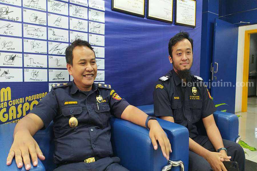 Bea Cukai Pasuruan Bantah Adanya Pabrik Rokok Ilegal Kasi PLI, Joko Wurianto.