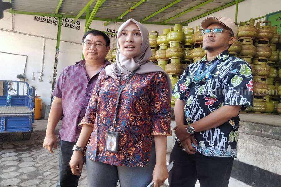 Kabid Perdagangan Disperindag Kota Pasuruan, Riski Pramita.