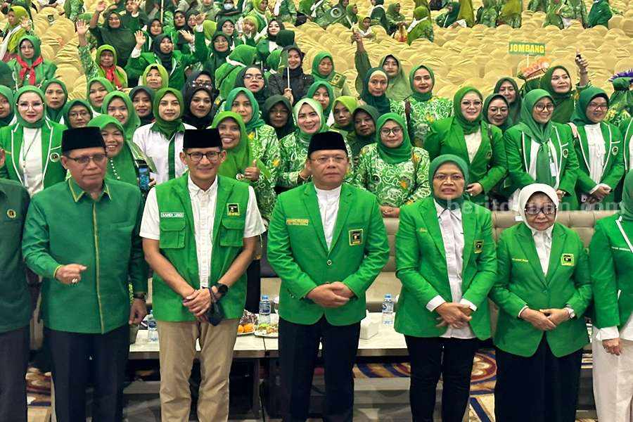 PPP Klaim Peluang Sandiaga Uno sebagai Cawapres Ganjar Pranowo 99 Persen Plt Ketum PPP Mardiono dan Sandiaga Uno