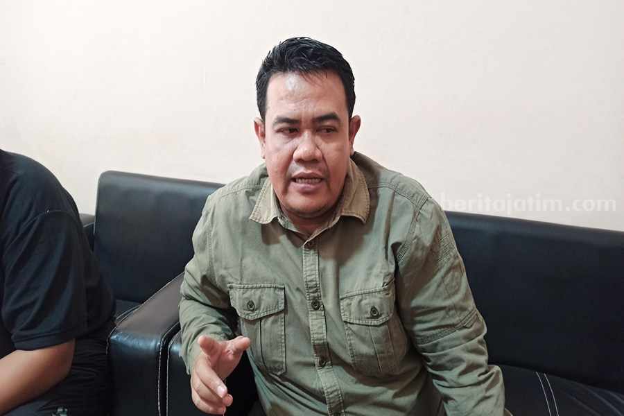 Komisioner KPU Ponorogo Arwan Hamidi. (Foto/Endra Dwiono/Beritajatim.com)