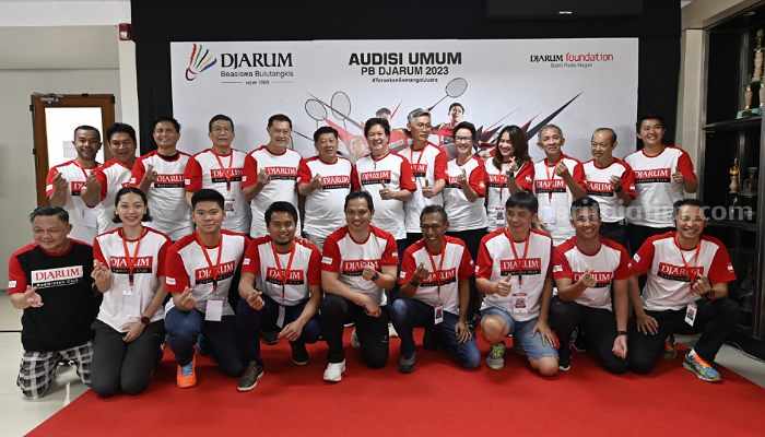 Audisi Umum PB Djarum 2023 Diikuti 2.220 Pebulutangkis Seluruh Indonesia Tim pencari bakat audisi PB Djarum 2023. (Way)