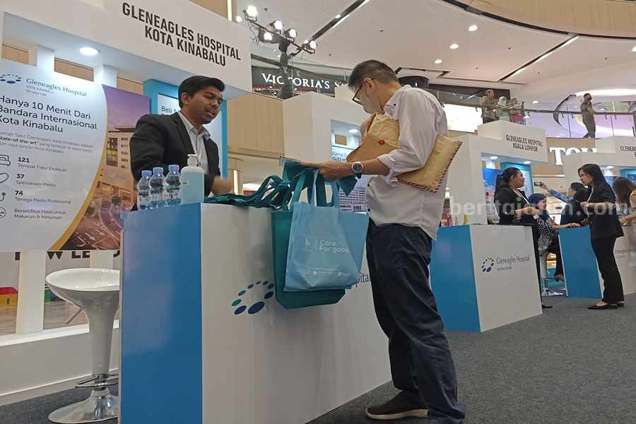 Salah satu pengunjung TP 3 yang hadir di MH Expo 2023, Kamis (06/07/2023). (Foto/Anggadia).