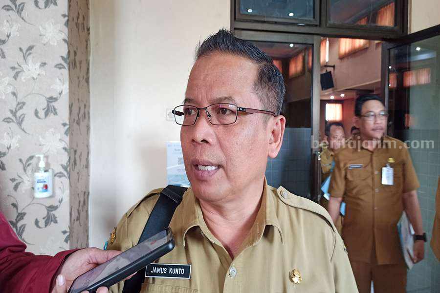Kepala DPUPKP Ponorogo, Jamus Kunto Purnomo. (Foto/Endra Dwiono/Beritajatim.com)