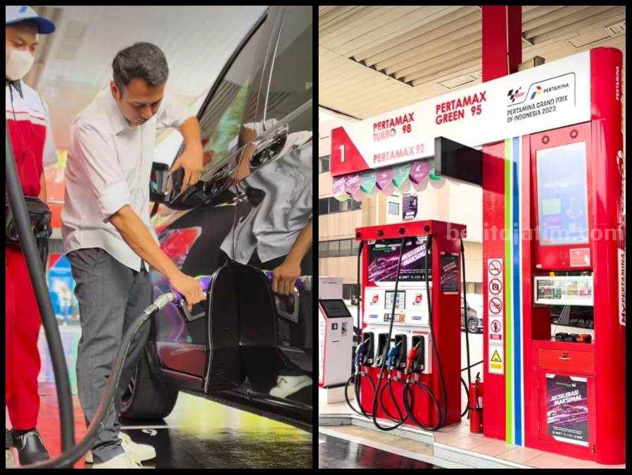 SPBU yang menyediakan Pertamax Green 95. (Sumber foto: Instagram pertamina)