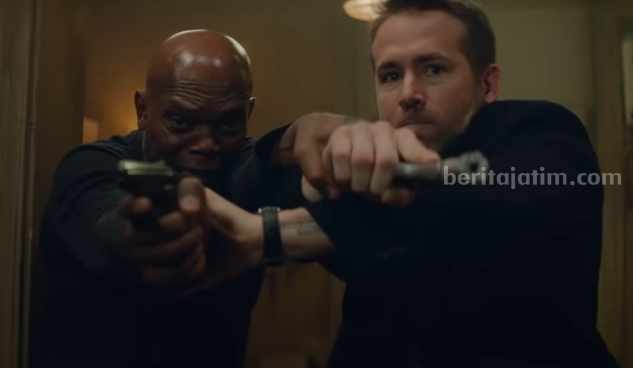 Tangkapan layar trailer The Hitman's Bodyguard. (Sumber foto: YouTube)