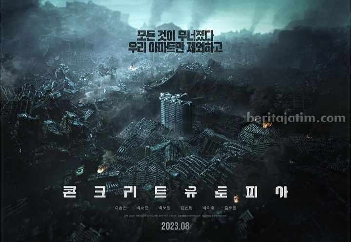 Poster film Concrete Utopia. (Sumber foto: Instagram/@concrete_utopia)