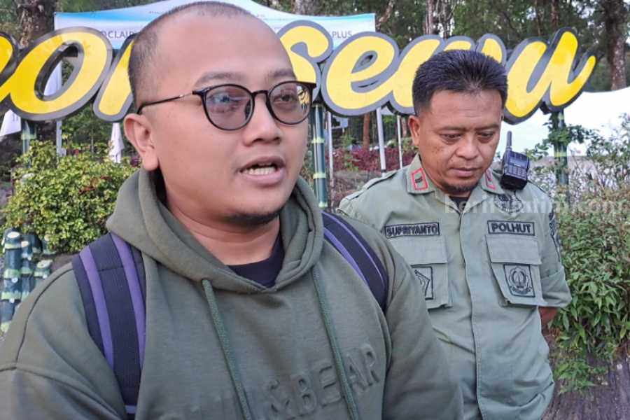 Ribuan Pendaki Gunung Lawu via Cemoro Sewu Jelang Malam 1 Suro Asisten Perhutani Lawu Ds Windu Prasitama