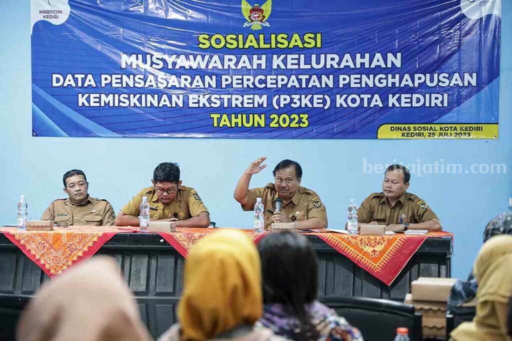Cara Dinsos Hapuskan Kemiskinan Ekstrem di Kota Kediri Kota Kediri