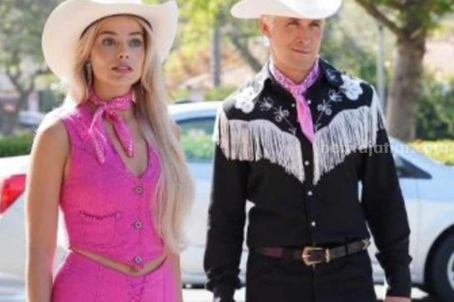 Film Barbie yang tayang di bioskop.
