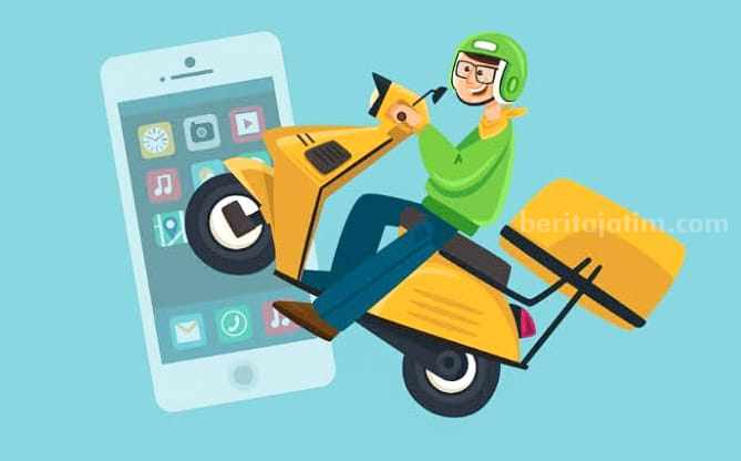 ilustrasi driver online