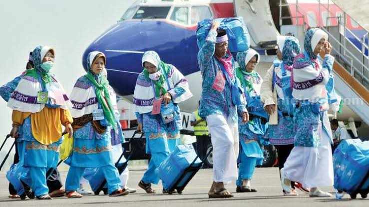 ilustrasi Jemaah haji yang akan pulang ke Indonesia