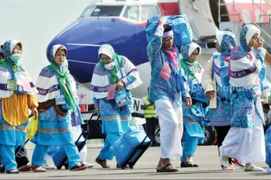 jemaah haji pulang