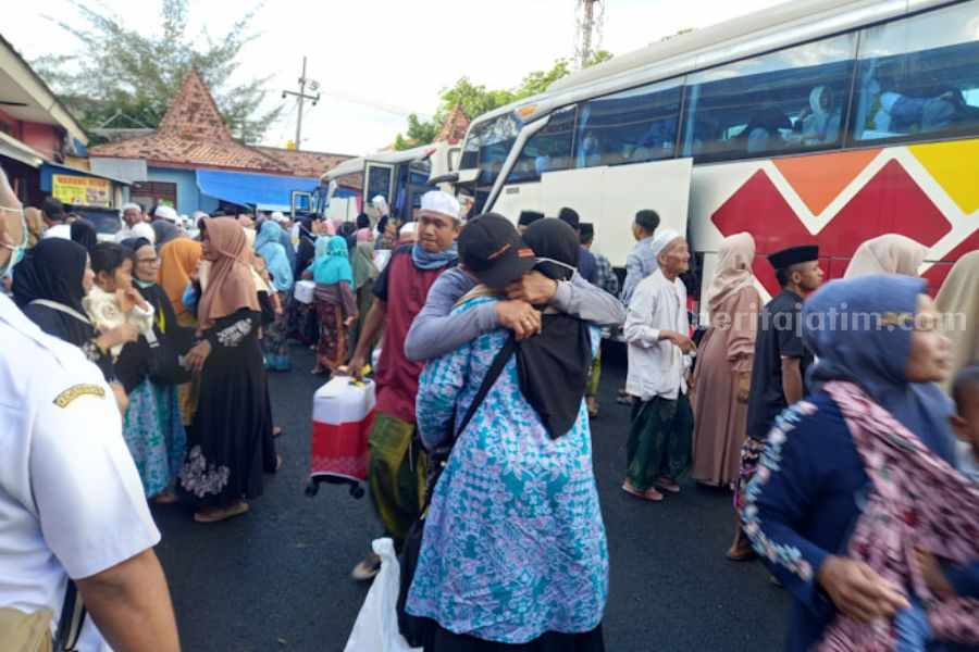jemaah haji sumenep pulang
