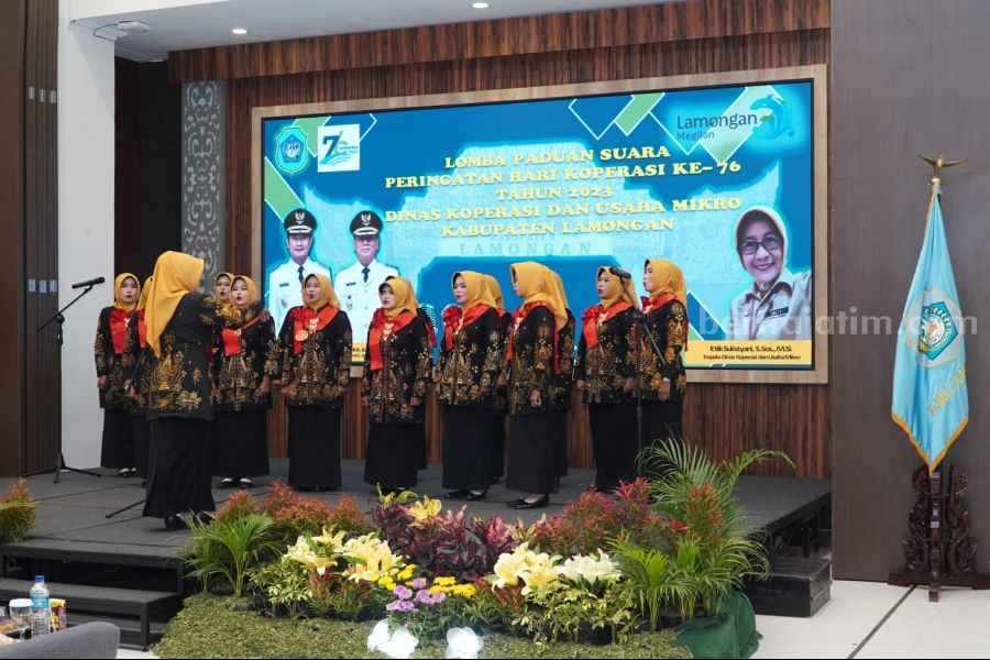 27 Paguyuban Koperasi Wanita Lamongan Adu Skill Paduan Suara paduan suara