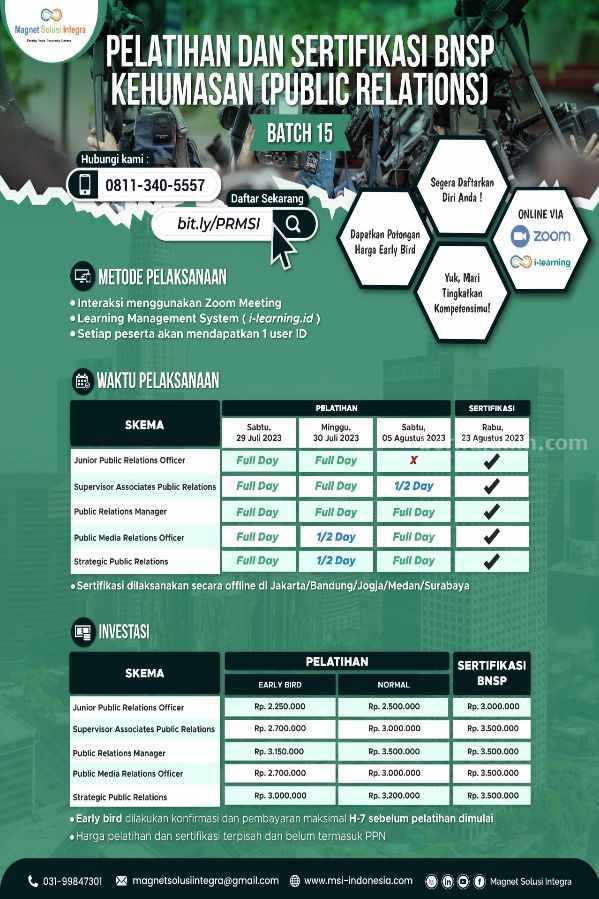 pelatihan BNSP a
