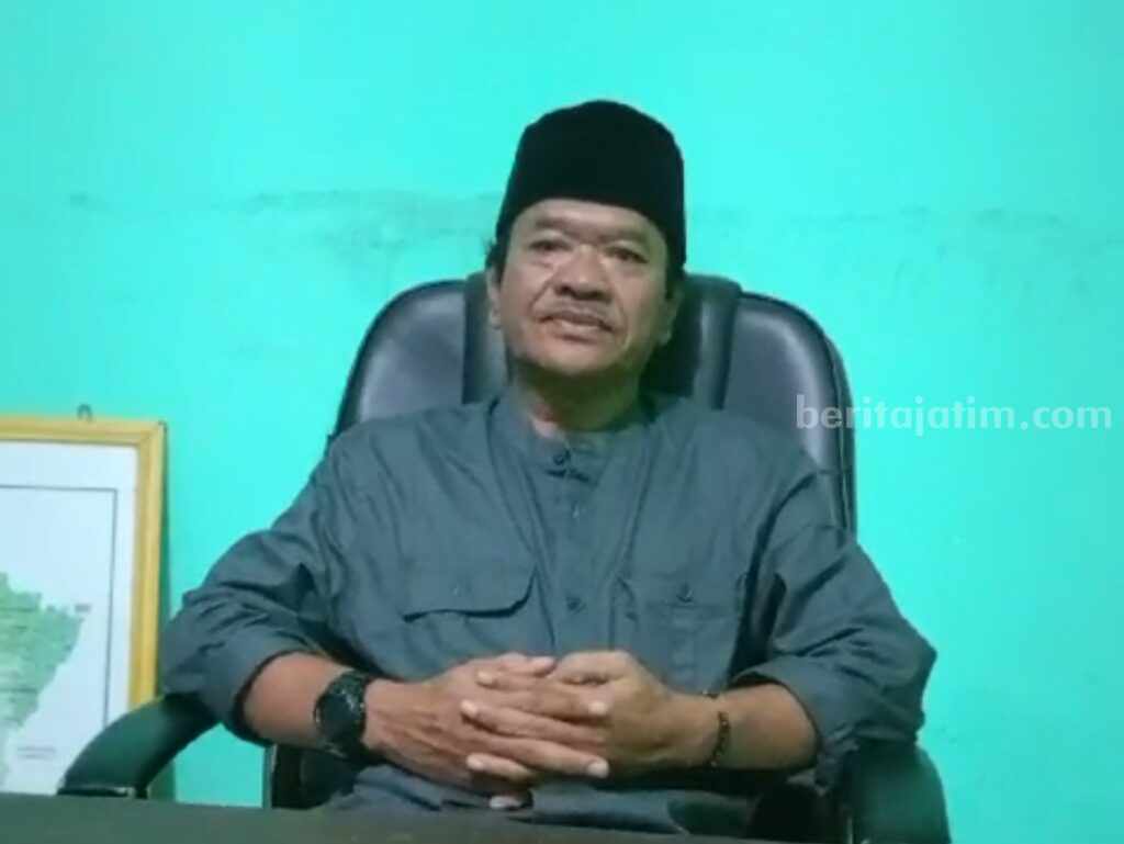 Kepala Desa (Kades) Kadungrejo Kecamatan Baureno Kabupaten Bojonegoro Slamet Riyanto.
