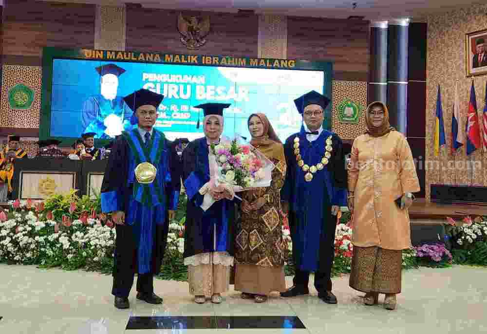 UIN Malang Kukuhkan Prof Ilfi Nurdiana Jadi Guru Besar