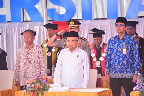 Wapres RI saat menghadiri dies natalis Unija Sumenep