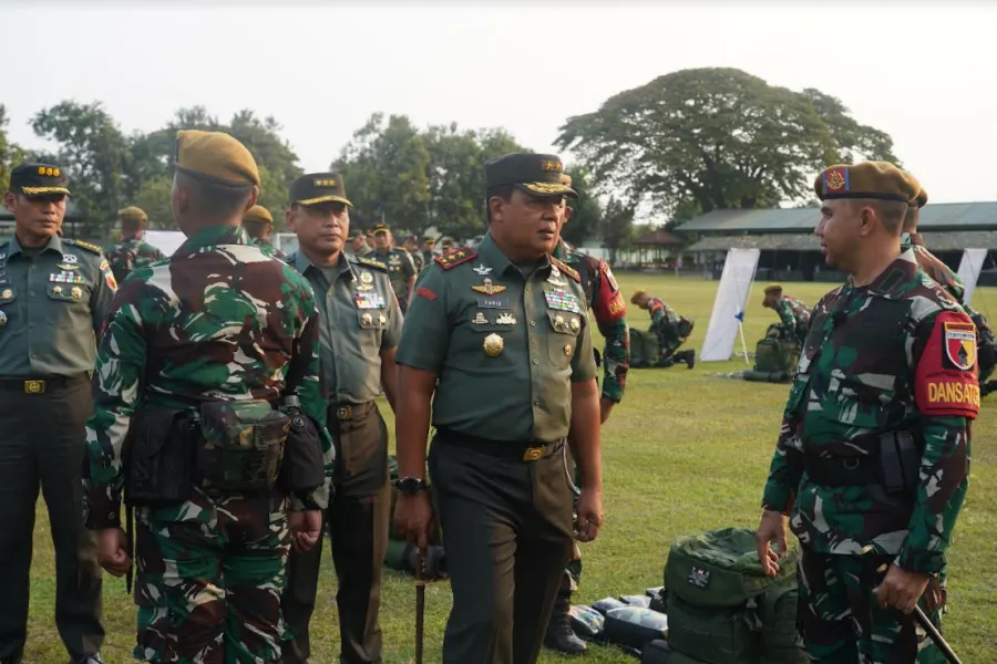 Pangdam V Brawijaya Beri Arahan Satgas Yonarhanud 8/MBC Sidoarjo Farid Makruf