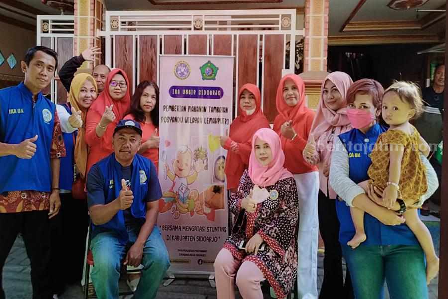 Cara IKA Unair Sidoarjo Tekan Angka Stunting Balita Keluarga besar IKA Unair Sidoarjo berbagi di Sidoarjo
