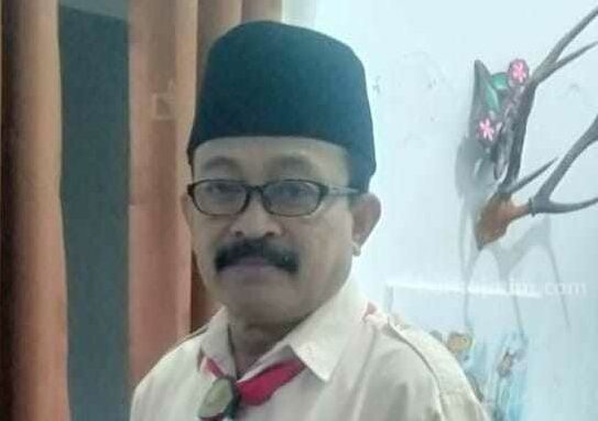 Ketua Ranting (Kwaran) Gerakan Pramuka Kecamatan Sumbermanjing Wetan, Sutikno.