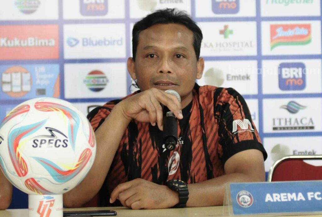 Pelatih Caretaker Arema FC, Kuncoro. (Media Officer Arema FC)