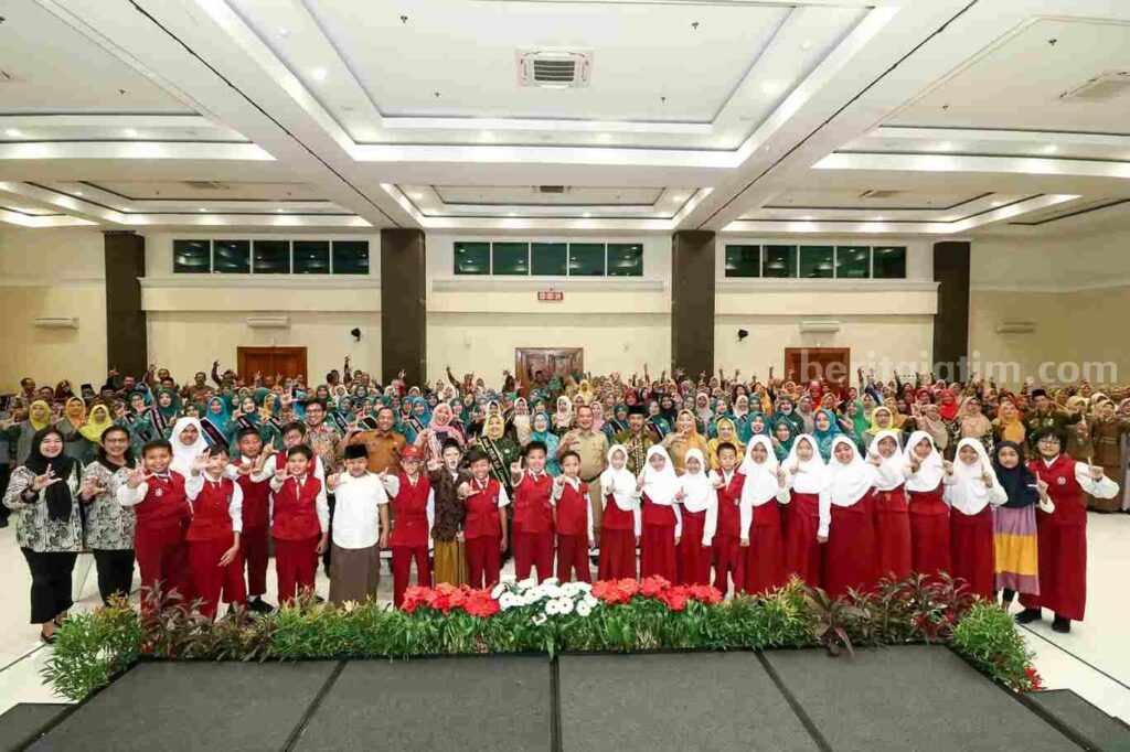 Workshop PAUD yang digelar TP PKK Kabupaten Lamongan, di Aula Gajah Mada Pemkab Lamongan.