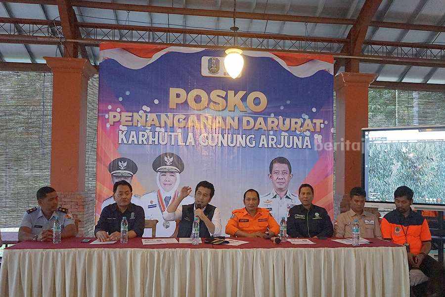 Wagub Emil Elestianto Dardak meninjau di area Kaliandra, Desa Dayurejo Kecamatan Prigen, Kabupaten Pasuruan