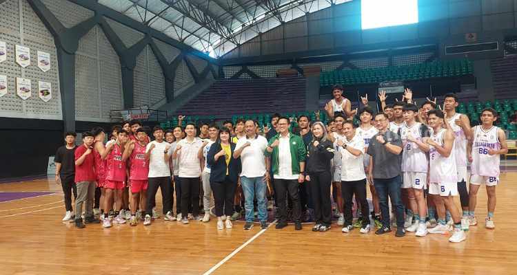 Peserta Pra Porprov Berkurang, Ini Penjelasan Ketua Perbasi Jatim Pembukaan Pra Porprov Bakset Di GOR CLS Surabaya. (Way)