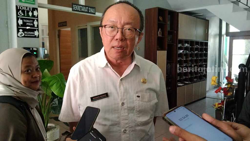 Soal Tuntutan GRIB Jaya, Ini Penjelasan Kadinkes Kabupaten Malang Kadinkes Kabupaten Malang, Wiyanto Wijojo, Rabu (9/8/2023).