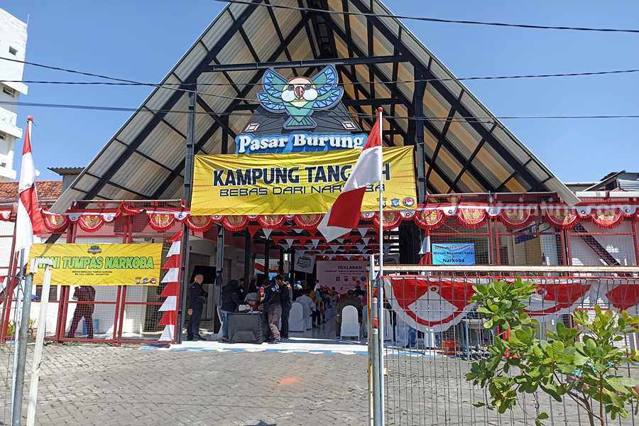 Kampung Tangguh Narkoba di Putat Jaya, Sawahan, Kota Surabaya.