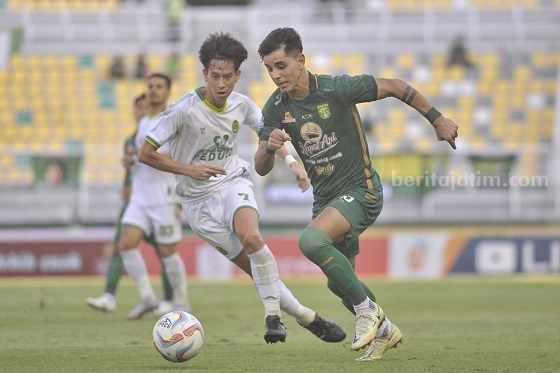 Persebaya Surabaya tumbang di tangan Persikabo 1973 di pekan keenam Liga 1 2023/2024. (Foto: PT LIB)