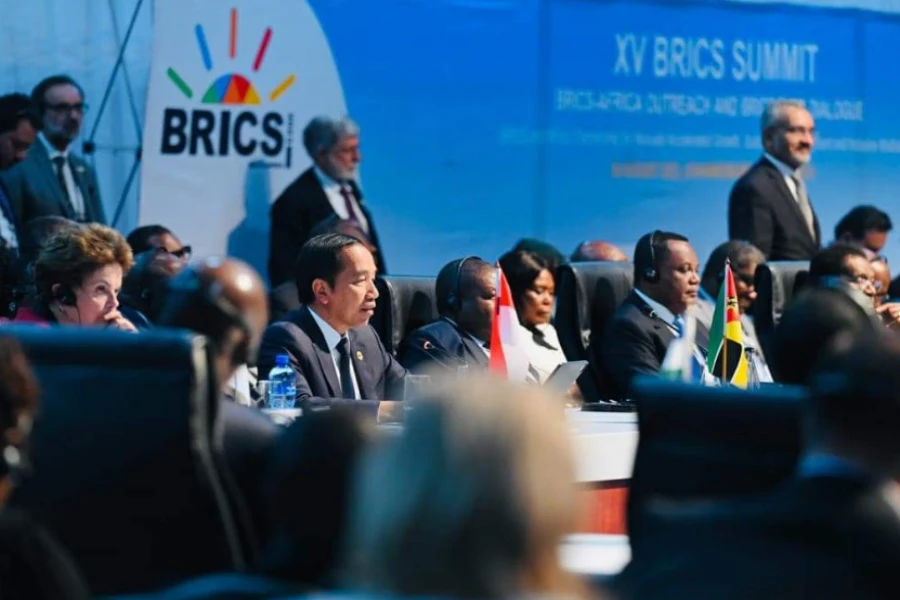 Presiden Jokowi di KTT BRICS: Tolak Diskriminasi Perdagangan dan Jangan Halangi Hilirisasi Industri KTT BRICS