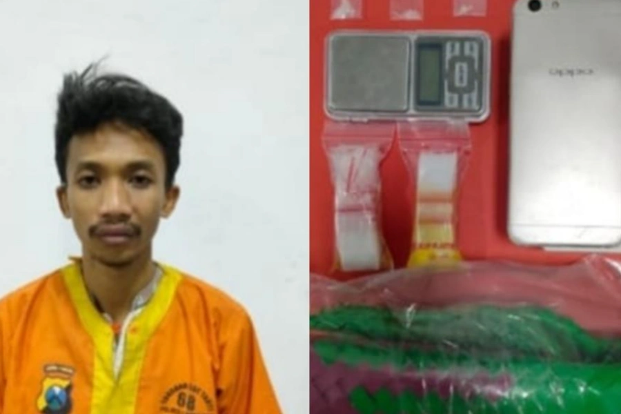 Berdasarkan Laporan Warga, Pengedar Sabu di Turi Lamongan Ditangkap Narkoba Lamongan