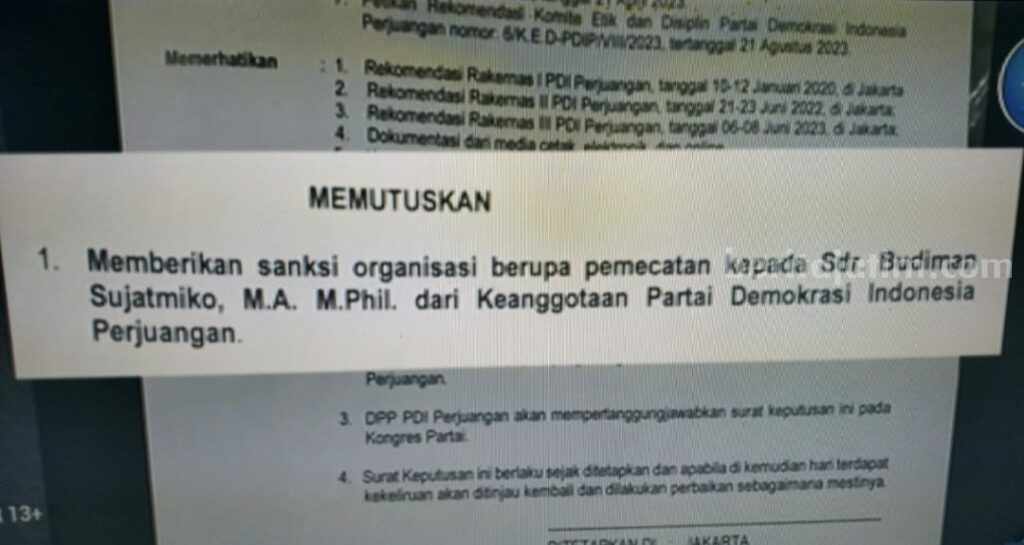 Pemecatan Budiman