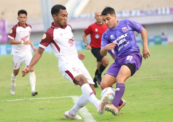 Persita Tangerang belum pernah menang di tiga pertandingan beruntun di Liga 1 2023/2024. Foto: PT LIB