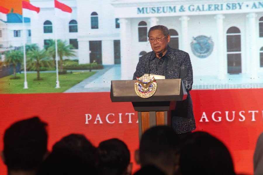 Presiden Republik Indonesia ke-6 Susilo Bambang Yudhoyono. (Foto/Endra Dwiono/Beritajatim.com)