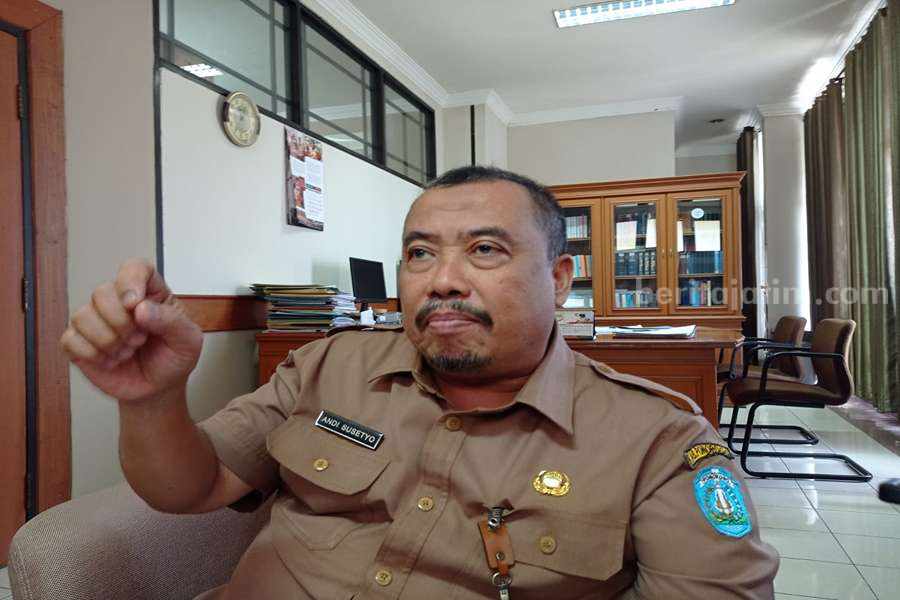 Kepala BKPSDM Ponorogo Andy Susetyo. (Foto/Endra Dwiono/Beritajatim.com)