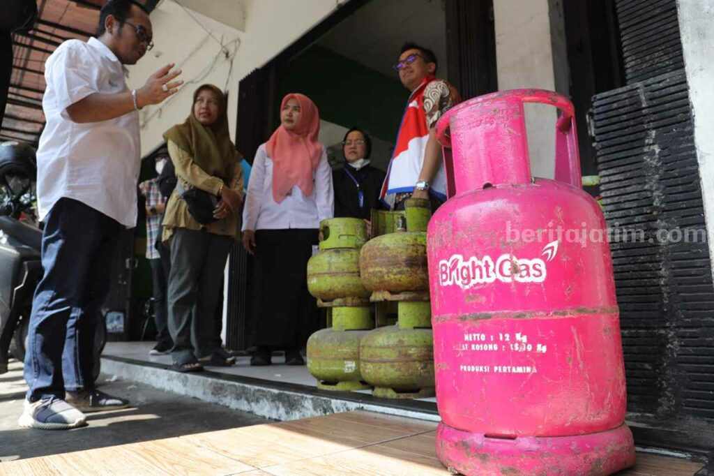 Pemkot Kediri Larang Hotel, Restoran dan Kafe Pakai Elpiji 3kg Elpiji Melon Kediri