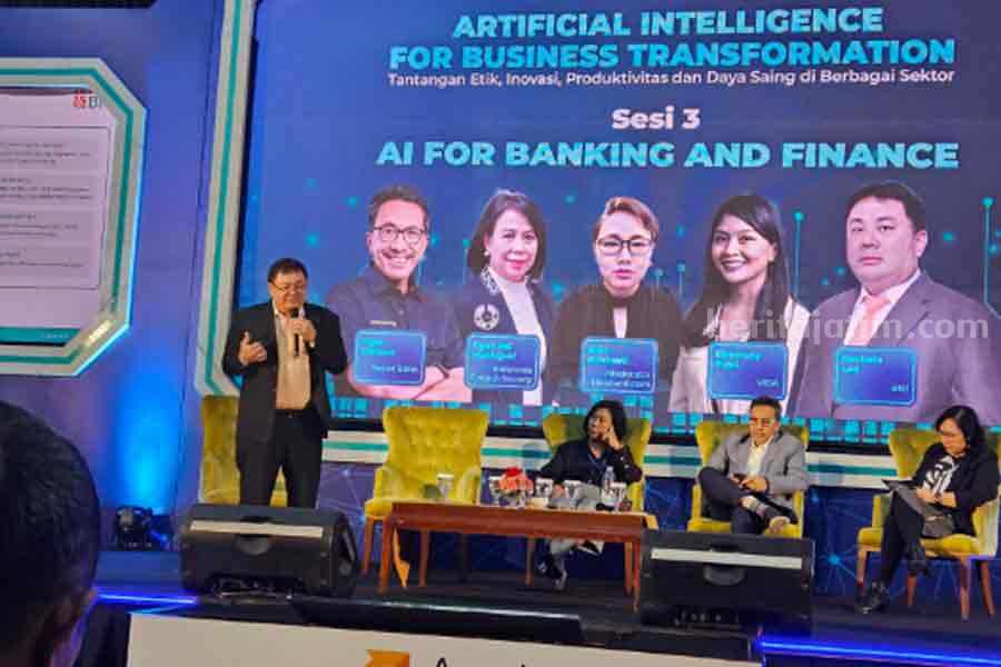 Sankata Lee, VP IT Strategic, Architecture & Innovation Head BNI dalam Program IDC dan AMSI Awards.