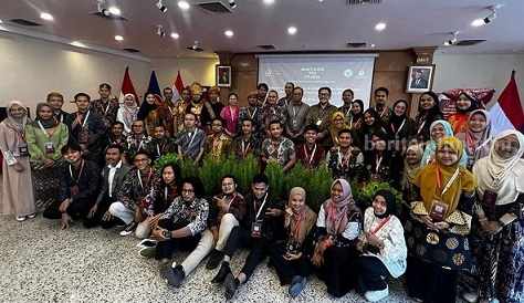 Puluhan anggota Perhimpunan Pelajar Indonesia di India menggelar Musyawarah Tahunan Anggota (MTA)
